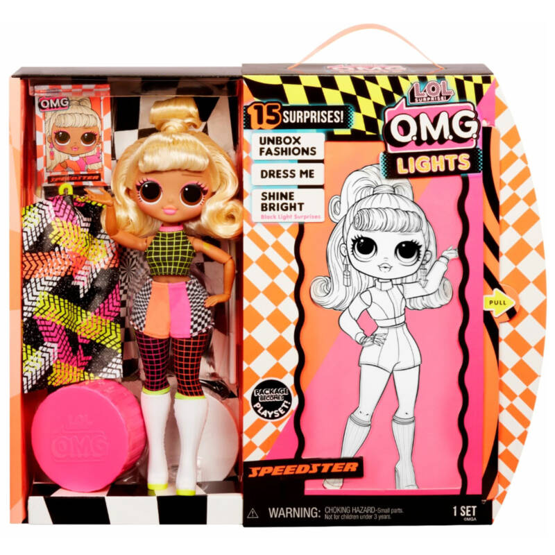 Ludibrium-MGA Entertainment - L.O.L. Surprise OMG Doll Neon Series - Speedster - Modepop