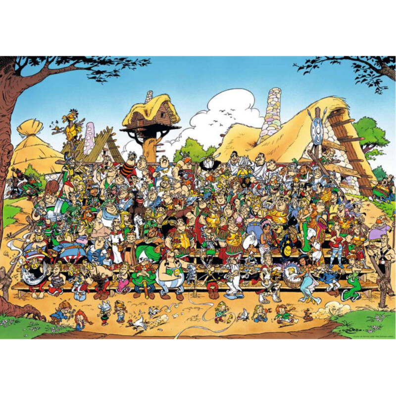 Ludibrium-Ravensburger - Asterix Puzzle Familienfoto - 1000 Teile