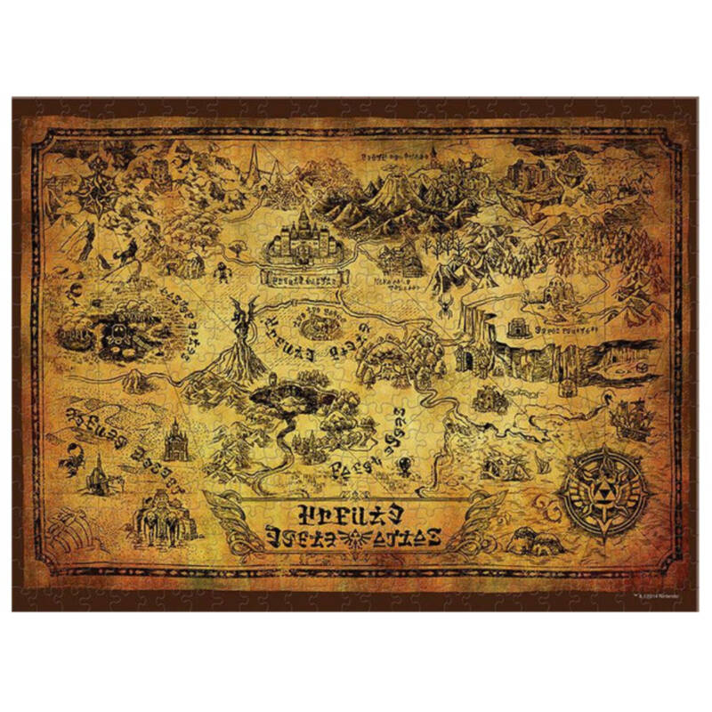 Ludibrium-Legend of Zelda - Puzzle Hyrule Map - 550 Teile