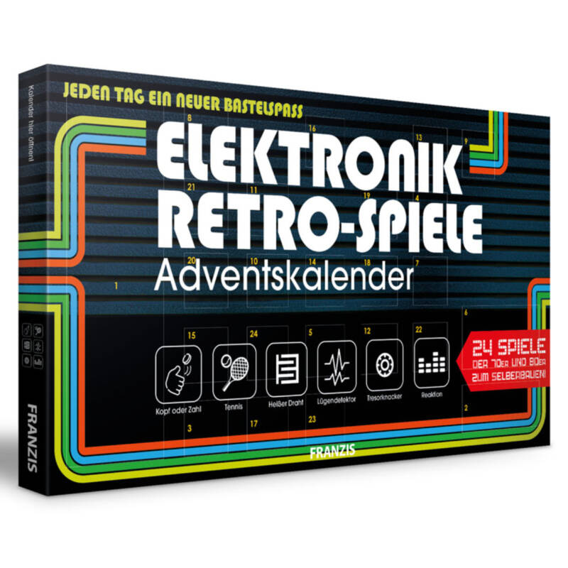 Ludibrium-Franzis - Elektronik Retro Spiele - Adventskalender 2020