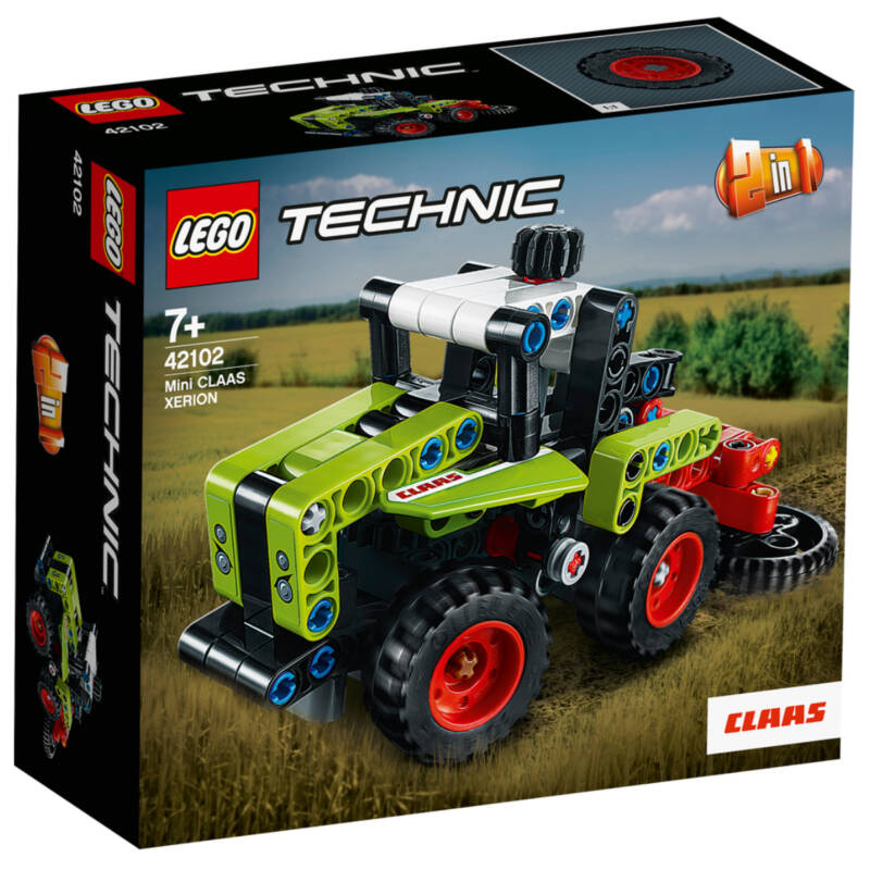 Ludibrium-LEGO® Technic 42102 - Mini Claas Xerion - Klemmbausteine