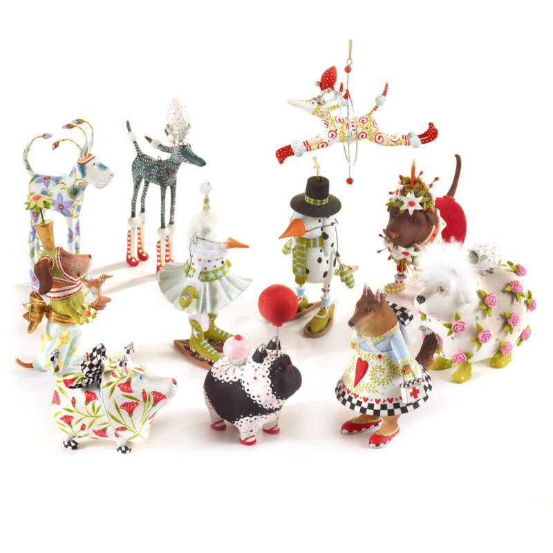 Ludibrium-Krinkles - Andrew Snow Dog Ornament