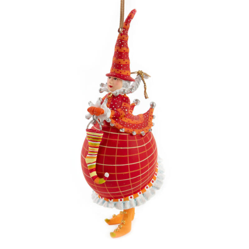 Ludibrium-Krinkles - Dash Away - Red Mrs. Santa Ornament
