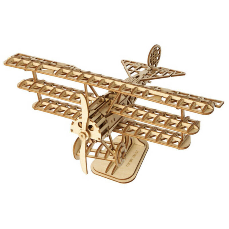 Ludibrium-Rolife - Flugzeug - 3D Holzpuzzle