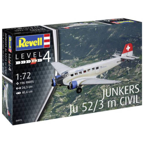 Ludibrium-Revell 04975 - Junkers Ju52/3m Civil 1:72