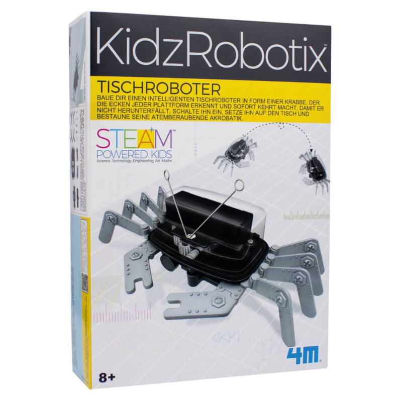 Ludibrium-4M KidzRobotix - Lern- und Entdeckungsset - Tischroboter