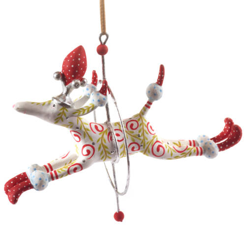 Ludibrium-Krinkles - Lalla Pudel Ornament springend
