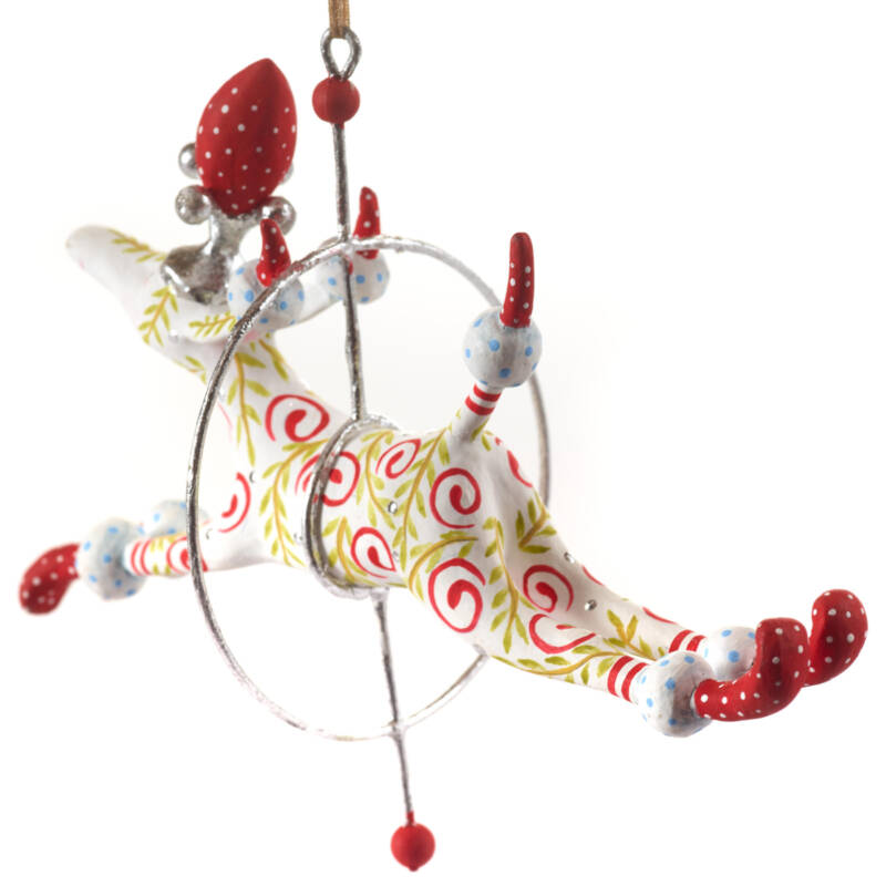 Ludibrium-Krinkles - Lalla Pudel Ornament springend