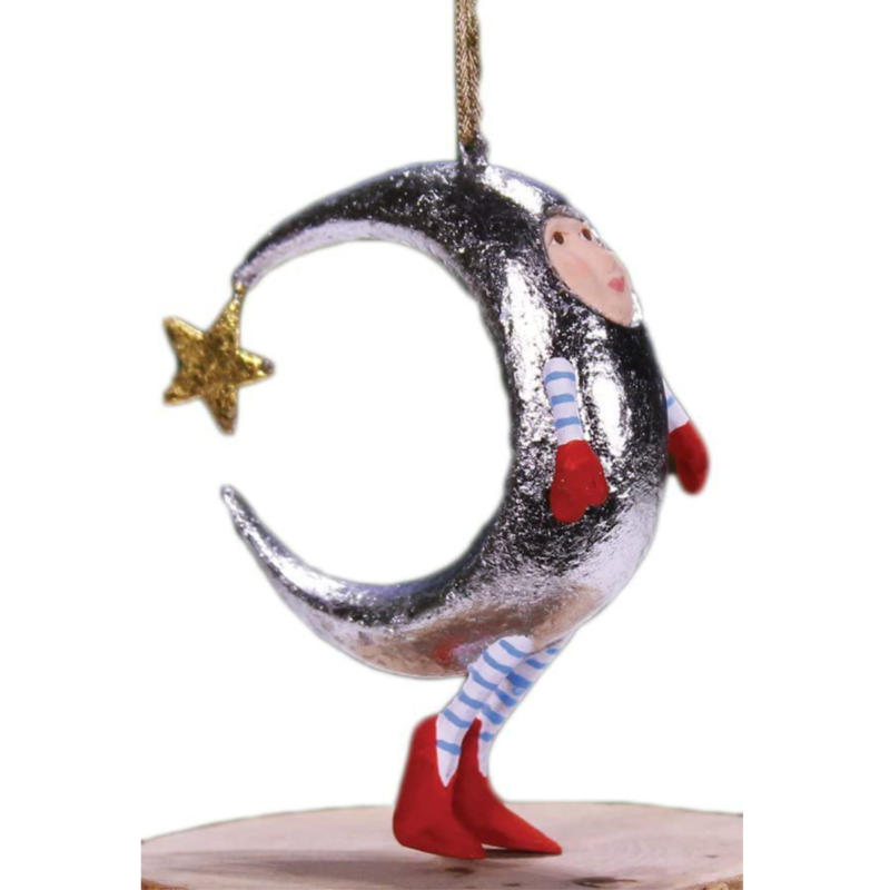 Ludibrium-Krinkles - Silver Moon Mini Ornament