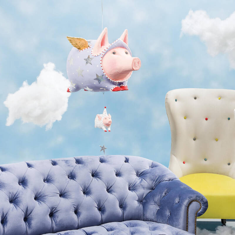 Ludibrium-Krinkles - Jumbo Tinkerbelle Flying Pig Figur