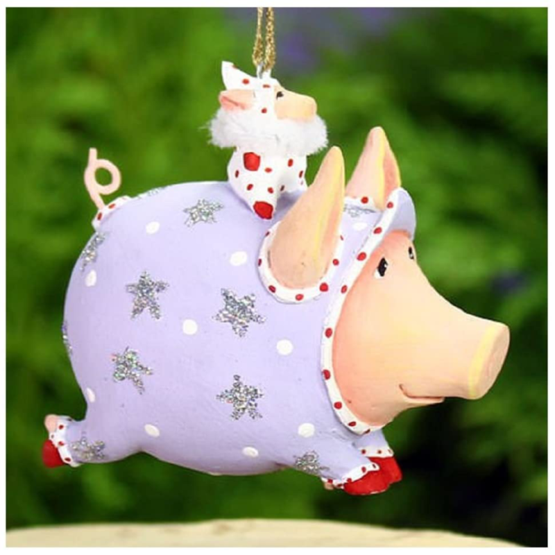 Ludibrium-Krinkles - Mini Tinkerbelle Flying Pig Figur