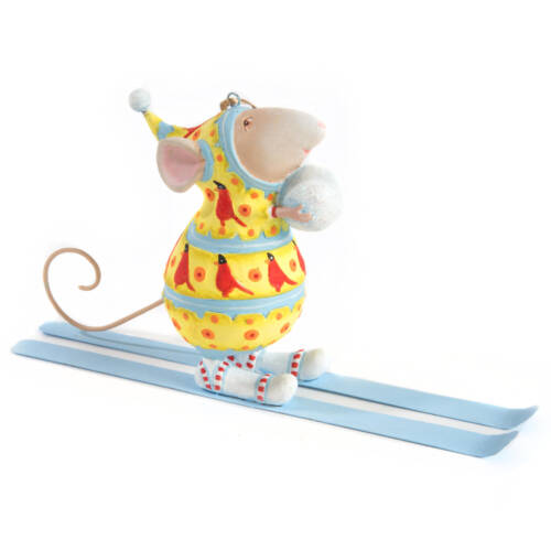 Ludibrium-Krinkles - Krinkles - Dash Away - Max Ski Mouse Ornament