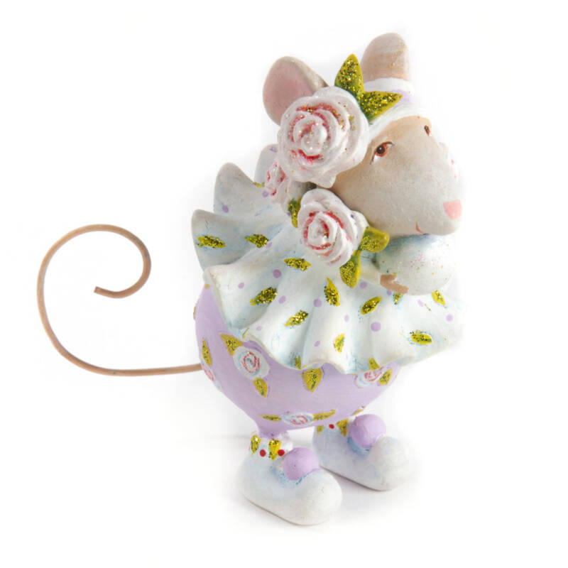 Ludibrium-Krinkles - Dash Away - Sophie Snowball Mouse Ornament