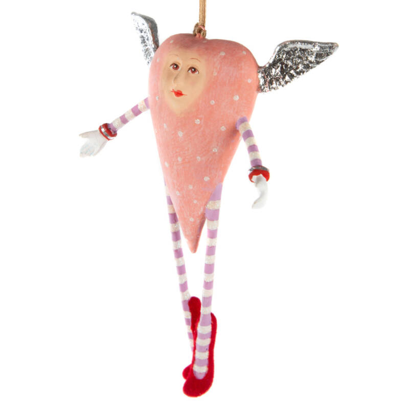 Ludibrium-Krinkles - Pink Open Heart Ornament