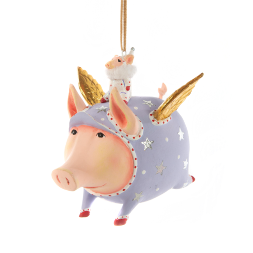 Ludibrium-Krinkles - Tinkerbelle Flying Pig Ornament