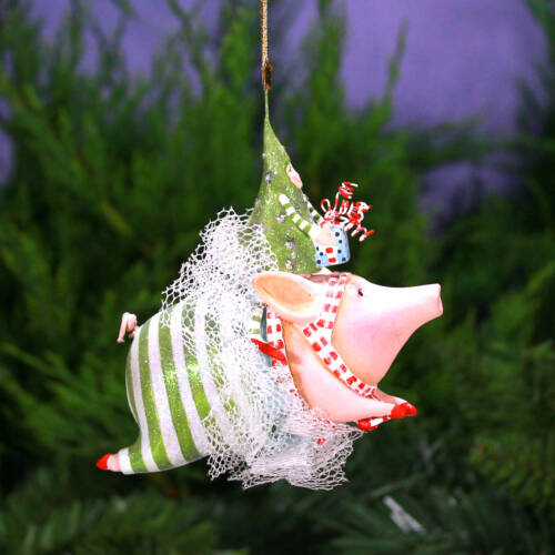 Ludibrium-Krinkles - Joyful Flying Pig Ornament