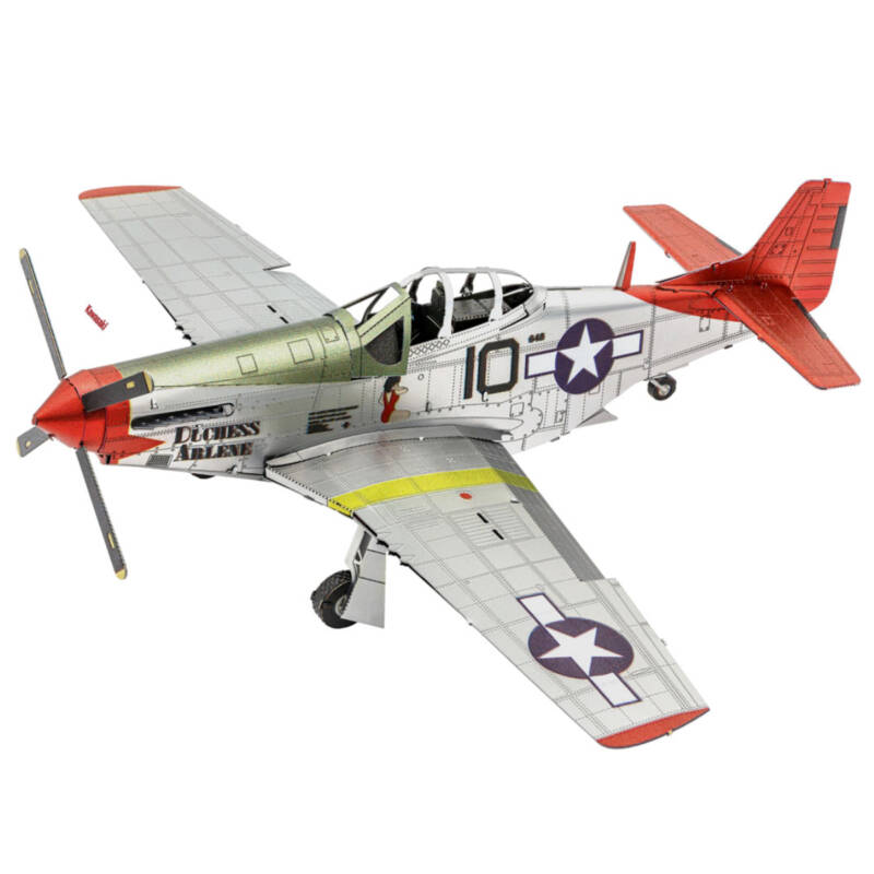 Ludibrium-Metal Earth - Iconx Tuskegee Airmen P-51D Mustang ICX142