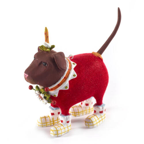 Ludibrium-Krinkles - Mini Chocolate Labrador Lola Ornament