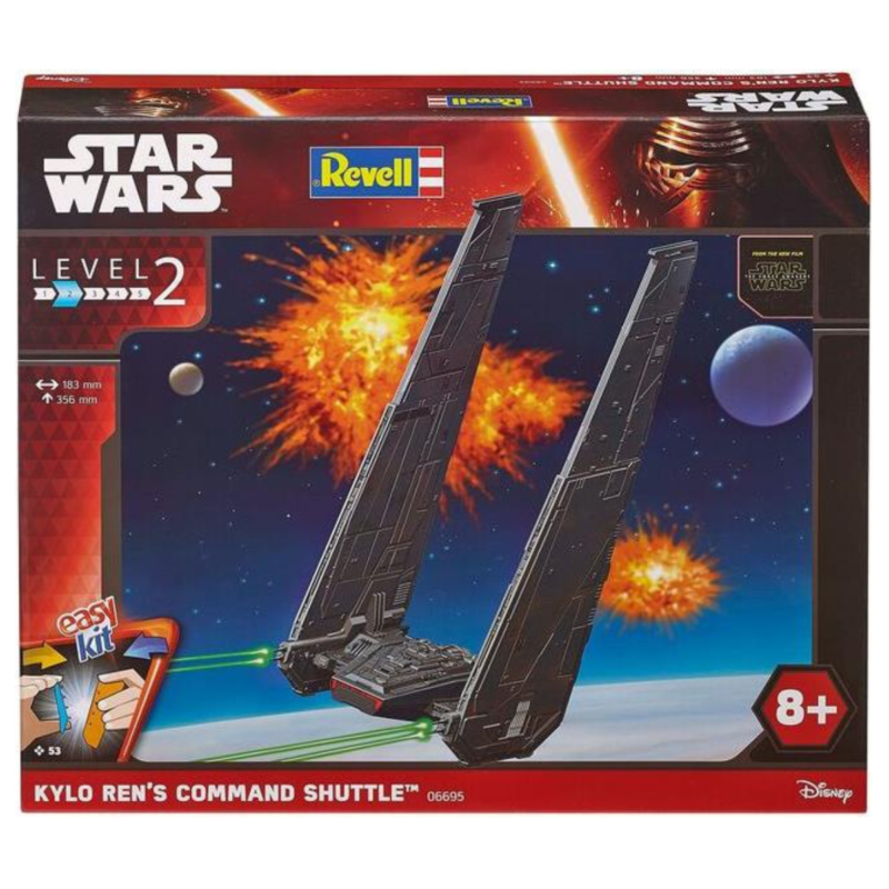 Ludibrium-Revell 06695 - Star Wars Easy Kit Kylo Ren´s Command Shuttle 1:93