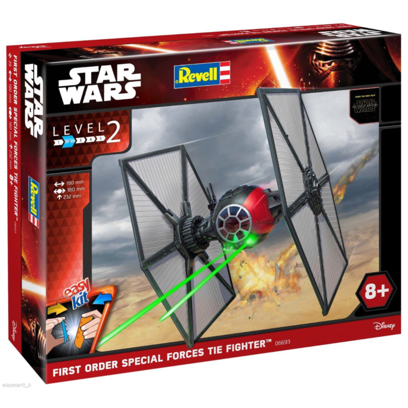 Ludibrium-Revell 06693 - Star Wars Easy Kit First Order Special Forces TIE Fighter 1:35