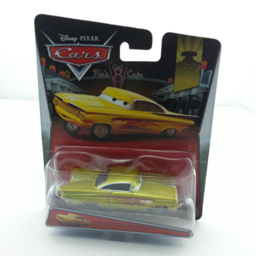Ludibrium-Disney Pixar E-Fashion Car Yellow Ramone - Metal Diecast Toy Car 1:55