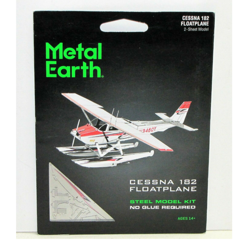 Ludibrium-Metal Earth - Cessna 182 Floatplane MMS111
