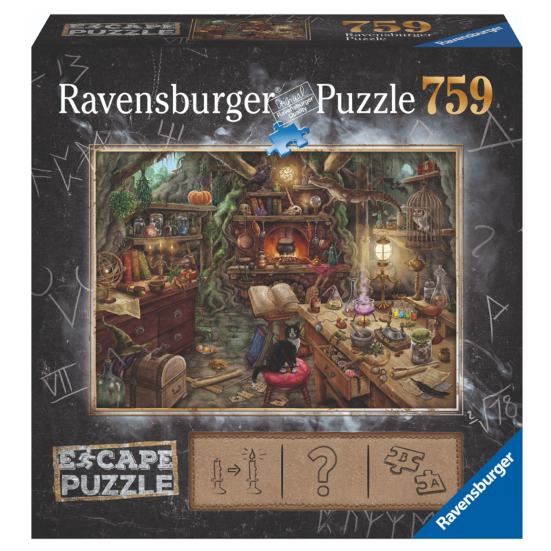 Ludibrium-Ravensburger Puzzle - Escape 3 - Hexenküche - 759 Teile