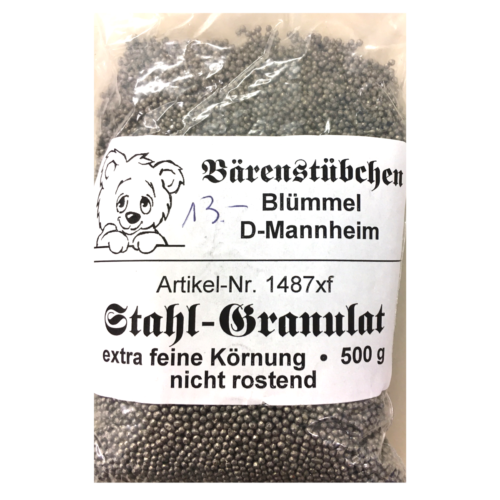 Ludibrium-Bärenstübchen Blümmel - Stahlgranulat extra fein 500 g