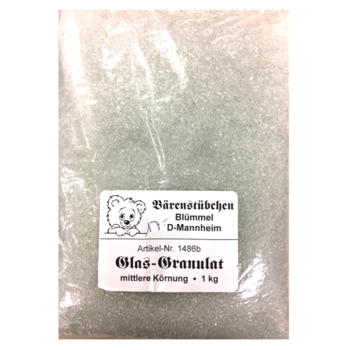 Ludibrium-Bärenstübchen Blümmel - Glasgranulat mittelfein 1 kg