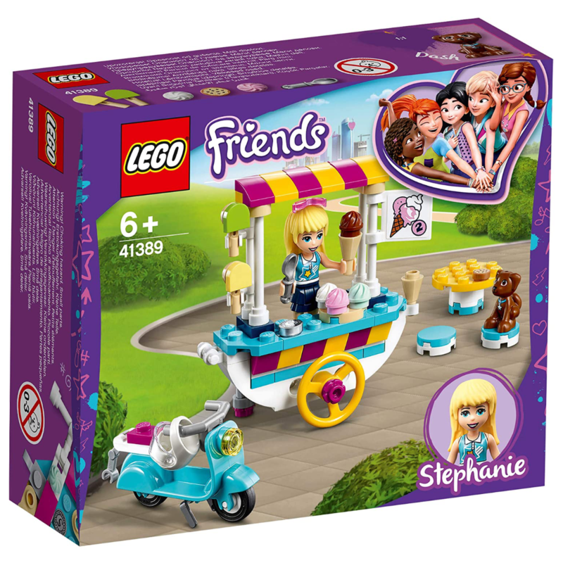 Ludibrium-LEGO Friends 41389 - Stephanies mobiler Eiswagen - Klemmbausteine