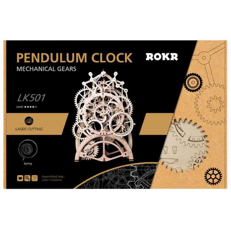 Ludibrium-ROKR - Pendulum Clock LK501 - mechanische Pendeluhr