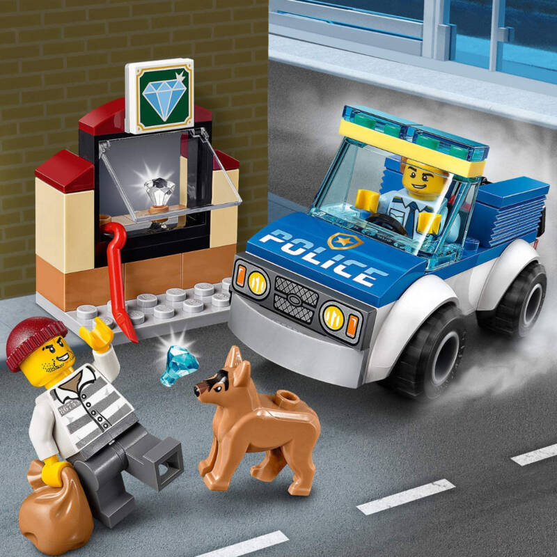 Ludibrium-Lego City 60241 - Polizeihundestaffel - Klemmbausteine