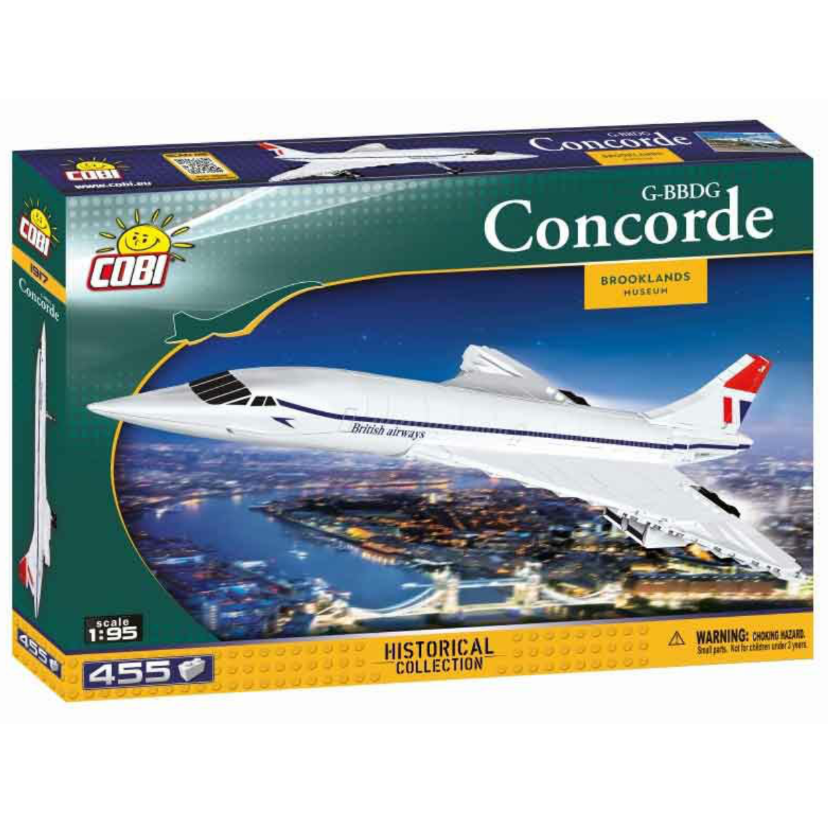 Ludibrium-Cobi 1917 - Concorde G-BBDG - Klemmbausteine