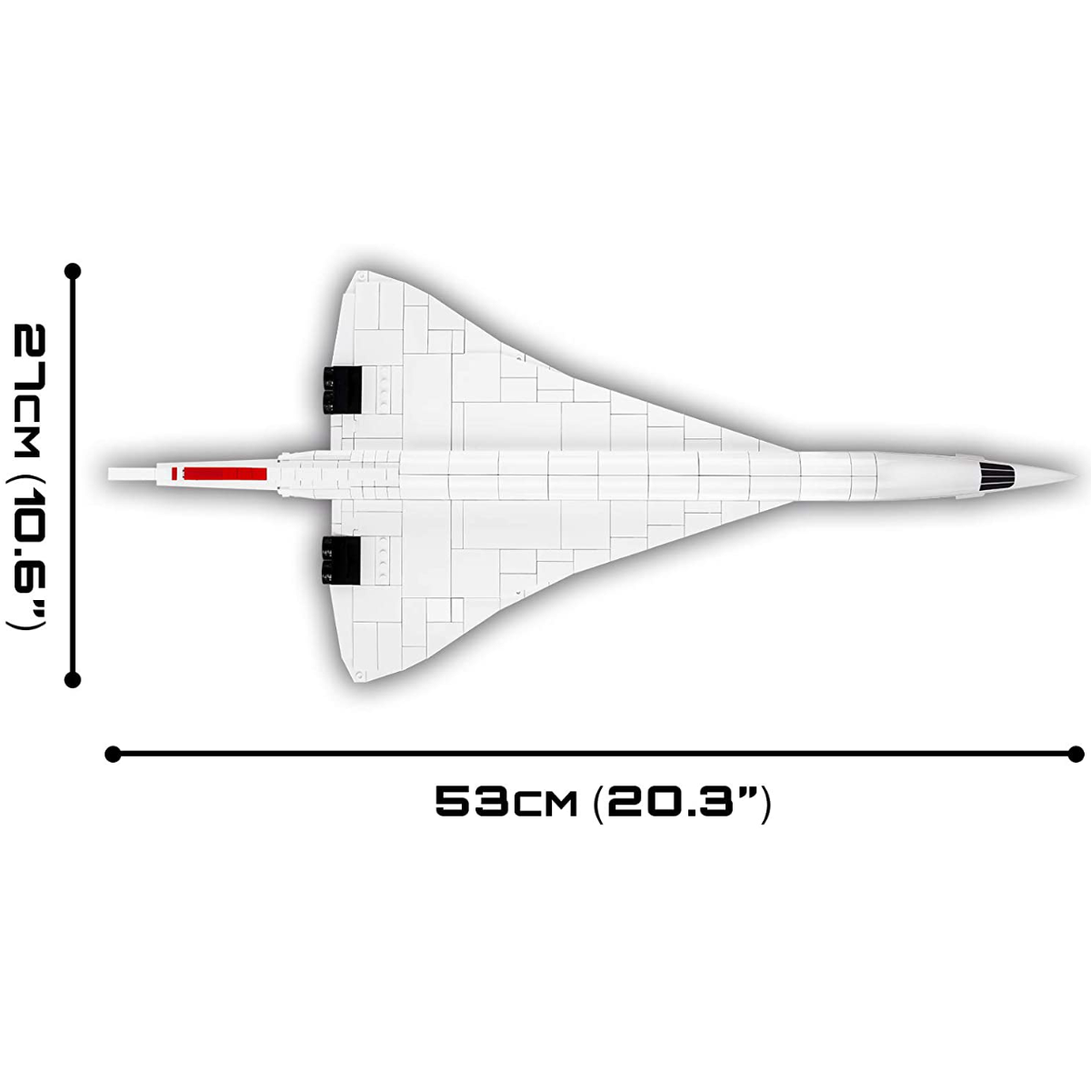 Cobi 1917 - Concorde G-BBDG - Klemmbausteine – Bild 5