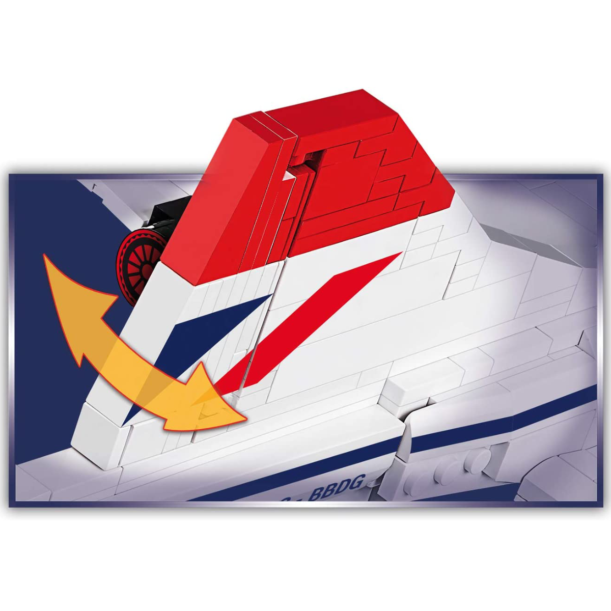 Cobi 1917 - Concorde G-BBDG - Klemmbausteine – Bild 4