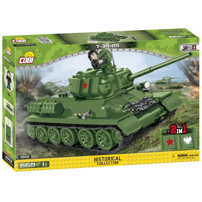 Ludibrium-Cobi 2542 - Panzer T-34-85 - Klemmbausteine