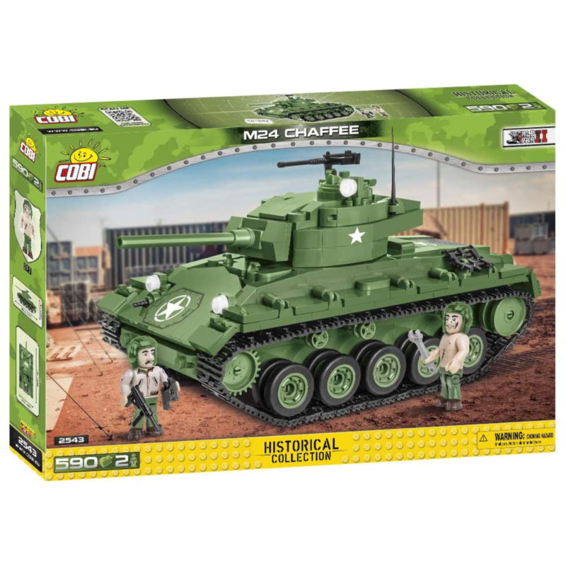 Ludibrium-Cobi 2543 - Panzer M24 Chaffee - Klemmbausteine