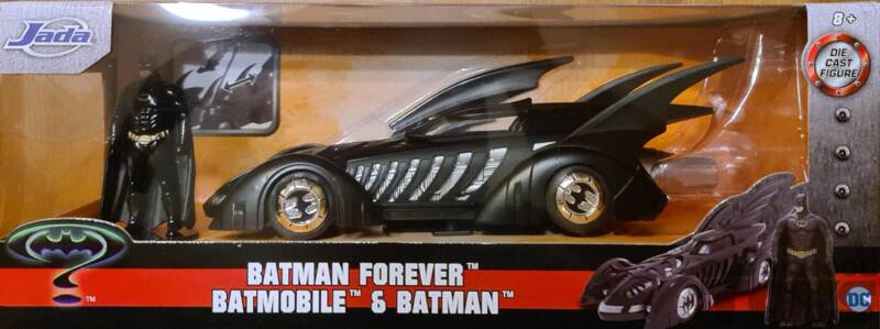 Jada - Batmobile Movie Batman Forever black mit Batman Figur, 1:24