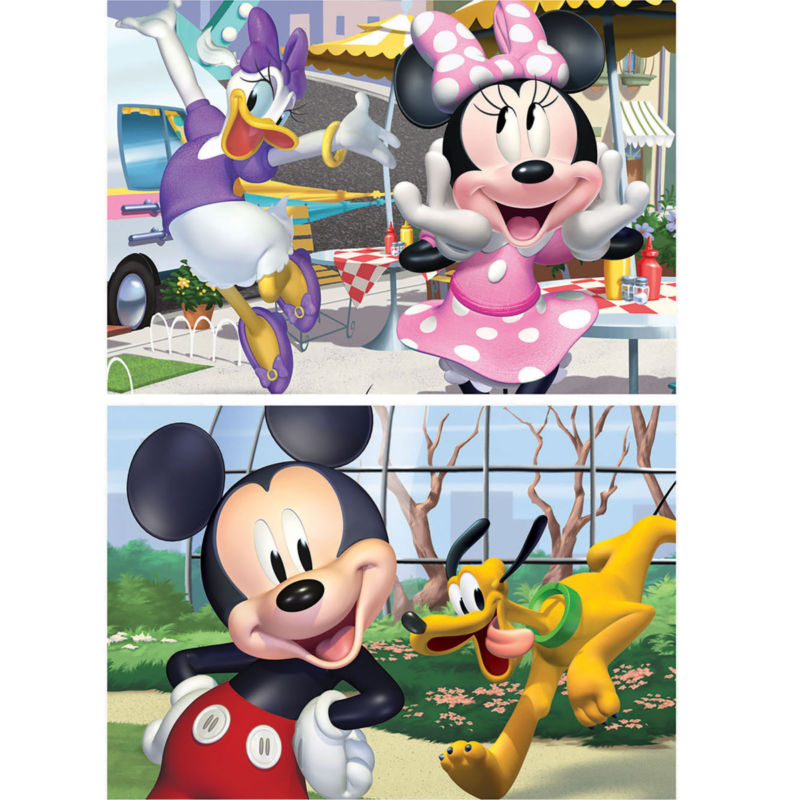 Ludibrium-Educa - Holzpuzzle Disney Junior / Mickey und Freunde - 2 x 25 Teile