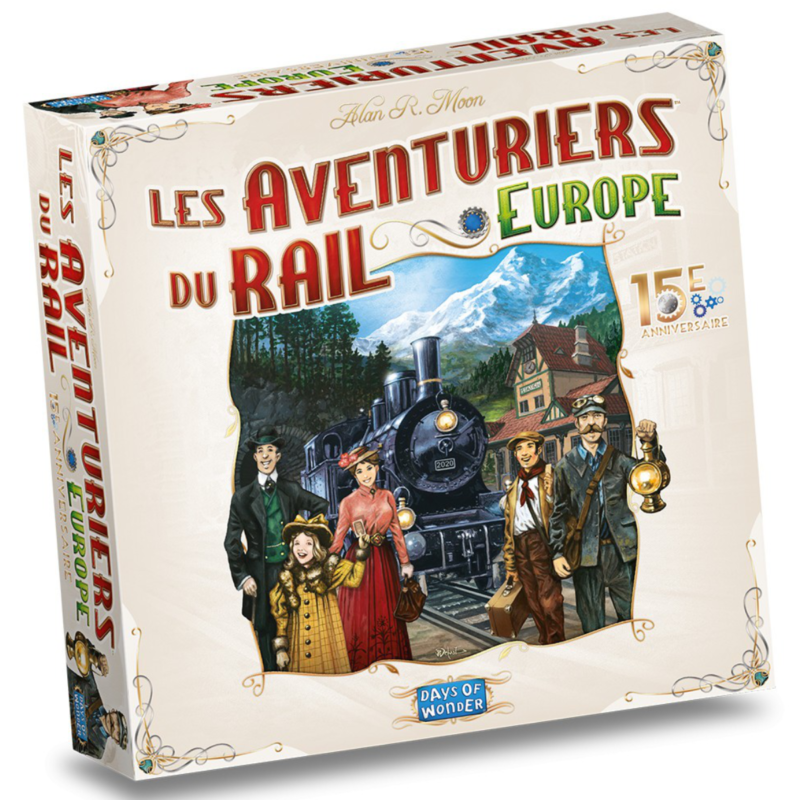Ludibrium-Les Aventuriers du Rail Europe - Edition 15ème Anniversaire (F, D, I)