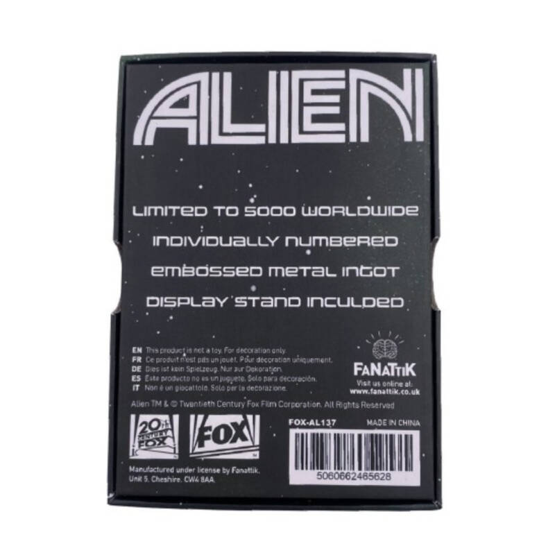 Ludibrium-Alien - Iconic Scene Collection Metallbarren Xenomorph Antique Limited Edition Münzen Alien