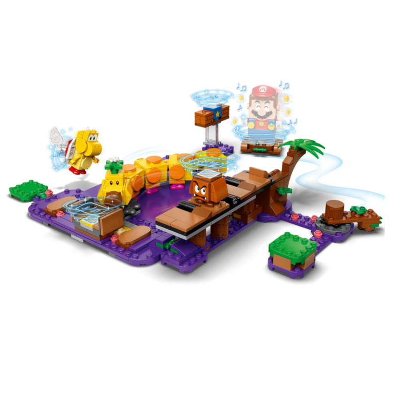 Ludibrium-Lego Super Mario 71383 - Wigglers Giftsumpf Erweiterungsset - Klemmbausteine