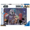 Ludibrium-Ravensburger - Star Wars The Mandalorian Puzzle Cartoon - 1000 Teile