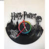 Schallplatten-Wanduhr - Motiv Harry Potter