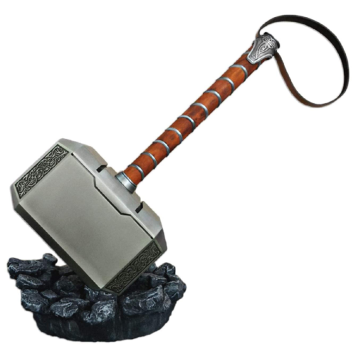 Ludibrium-Mjölnir - Thor Hammer aus Stahl mit Ständer