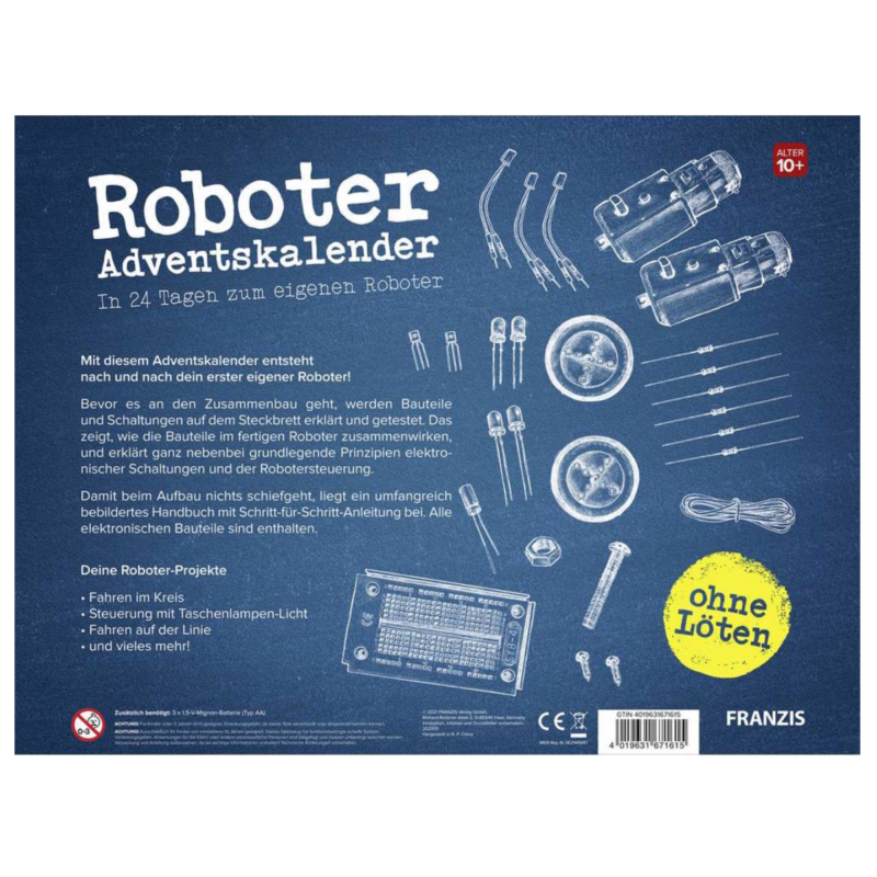 Ludibrium-Franzis - Roboter Adventskalender 67161
