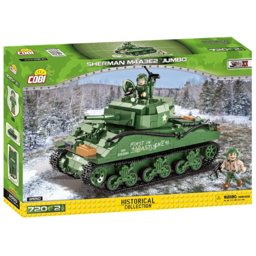 Ludibrium-Cobi 2550 - Sherman M4A3E2 Jumbo - Klemmbausteine