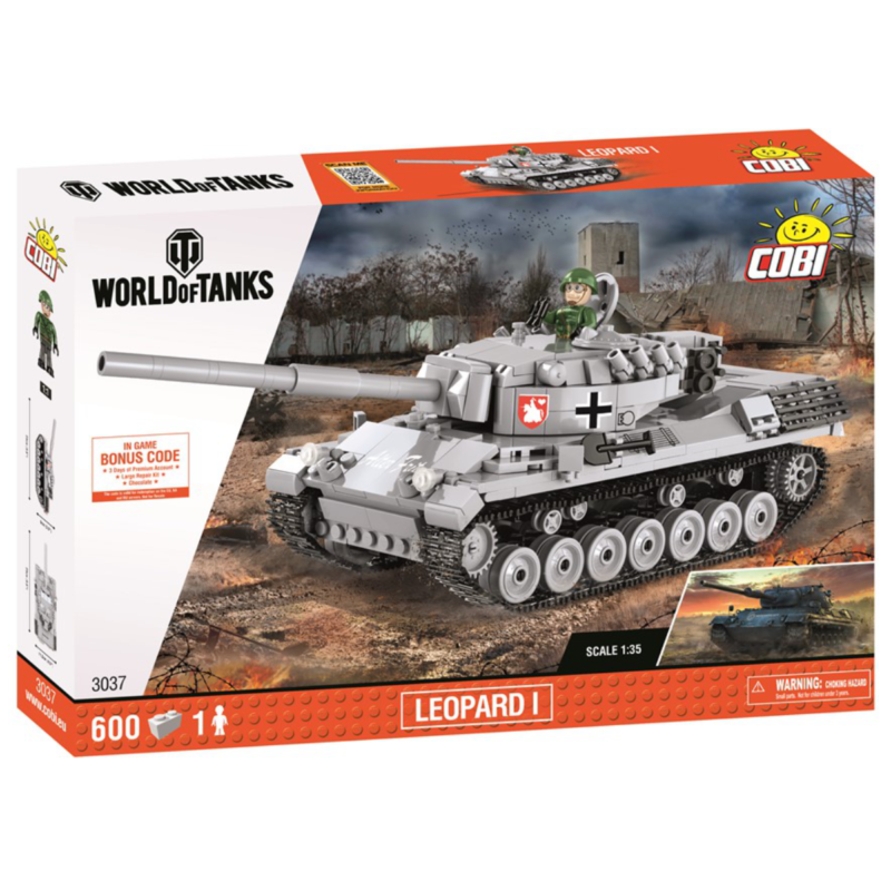 Ludibrium-Cobi 3037 - World of Tanks Leopard 1 - Klemmbausteine