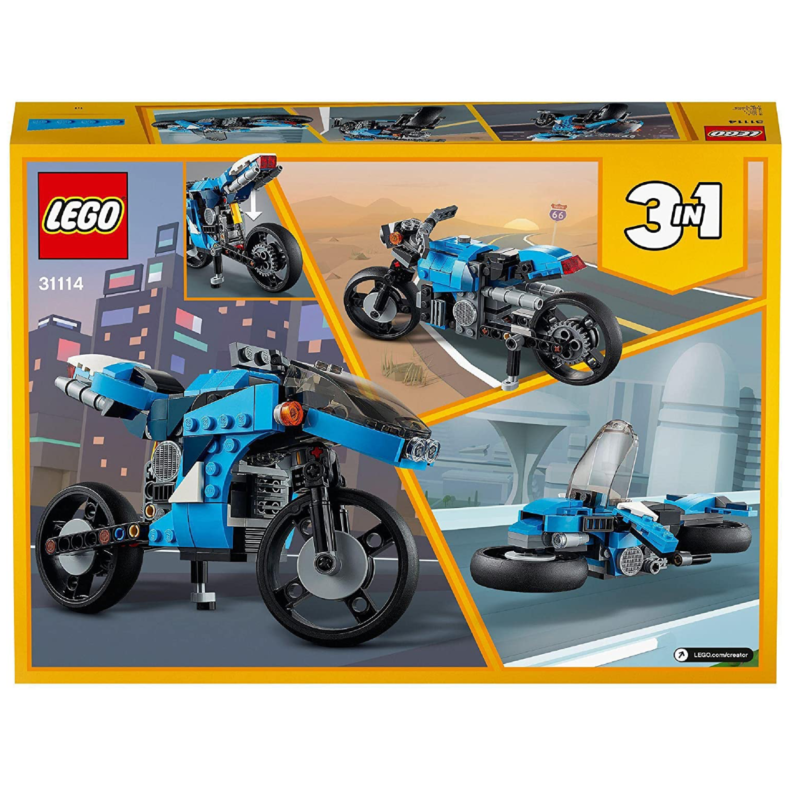 Ludibrium-LEGO Creator 31114 - Geländemotorrad - Klemmbausteine