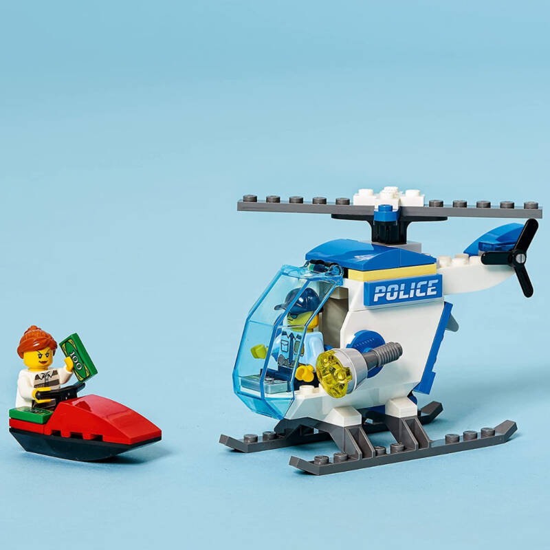 Ludibrium-Lego City 60275 - Polizeihubschrauber - Klemmbausteine